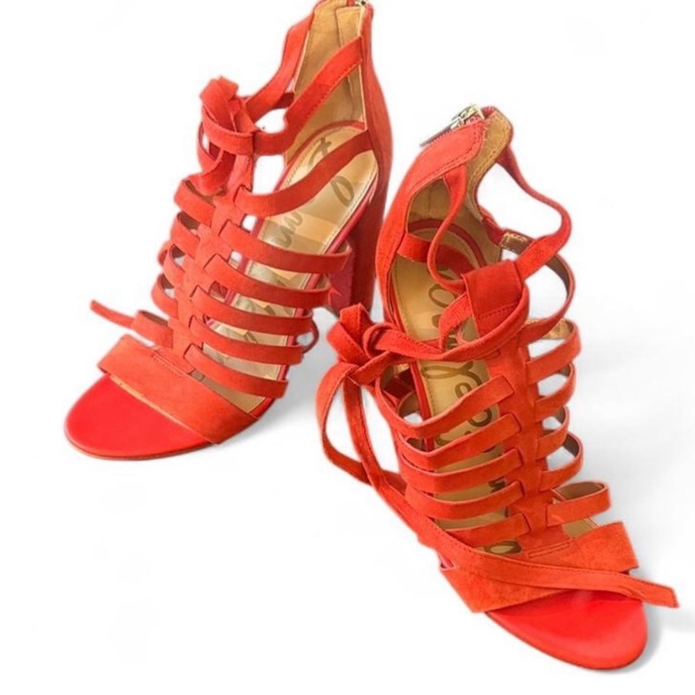 Sam Edelman Vibrant Red Heels